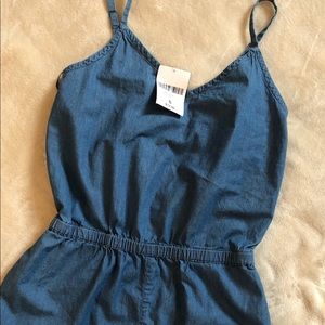 Forever 21 denim romper